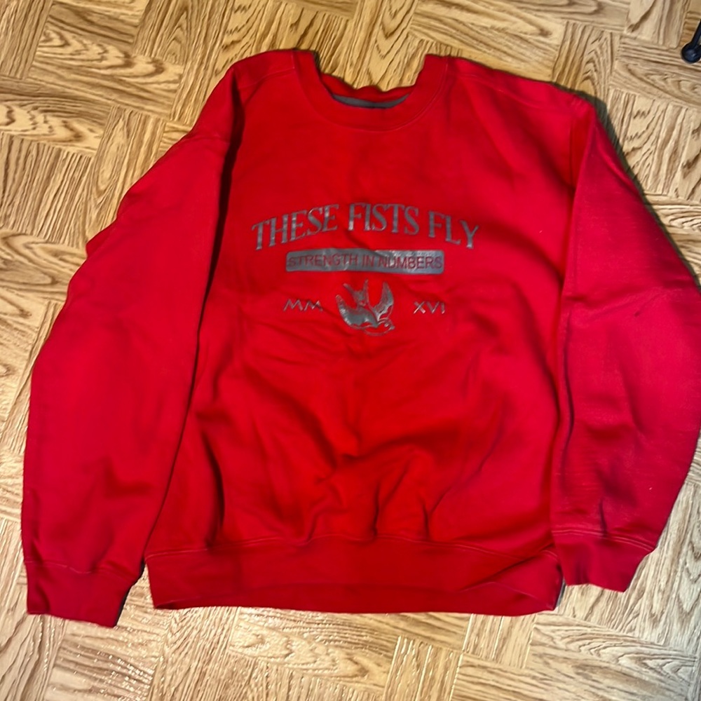 Cozy TFF red unisex sweater
